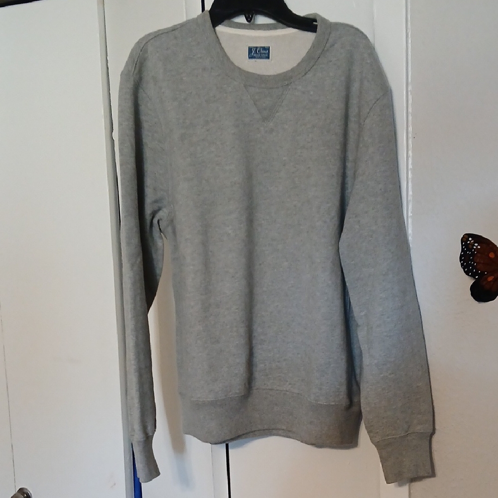 Classic Gray Crewneck Sweater